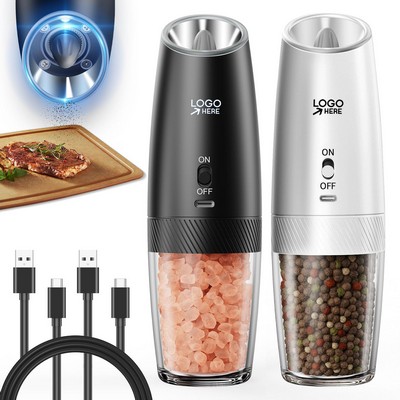 USB Rechargeable Electric Salt Or Pepper Grinder