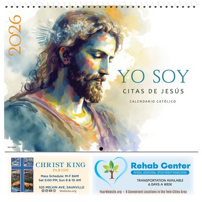 "I AM" - Sayings of Jesus 2026 Catholic Calendar (Spanish)