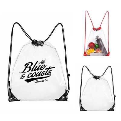 Clear Drawstring Backpack
