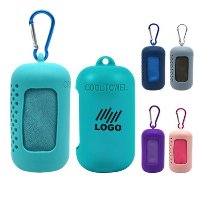 Quickly Dry Cool Towel With Silicon Storage Bag