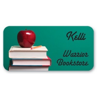 Full Color Name Badge w/Personalization (1.75"x3.5") Rectangle