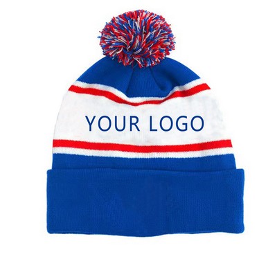 Knit Pom Beanie MOQ 100PCS