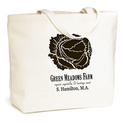 Jumbo T-Bottom Tote Bag (18 Oz. Natural Canvas)