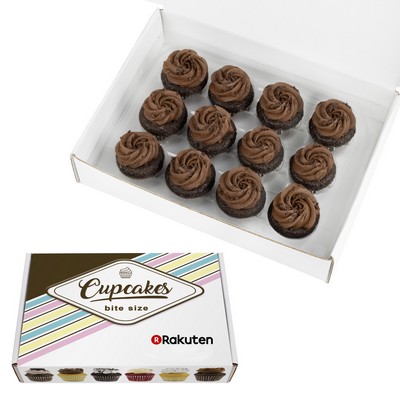 Signature Bite-Size Chocolate Cupcakes w/Chocolate Topping