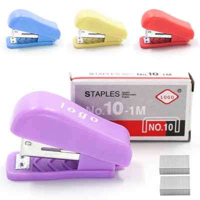 Mini Colorful Stapler with Staples