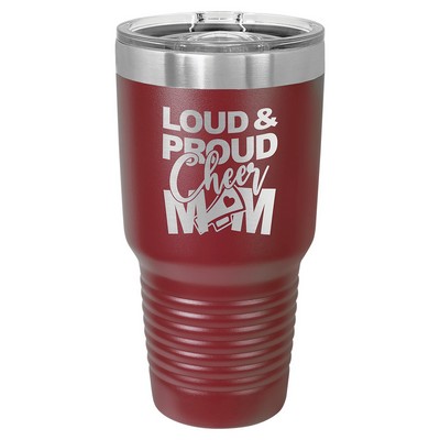 Polar Camel 30 oz. Maroon Insulated Ringneck Tumbler