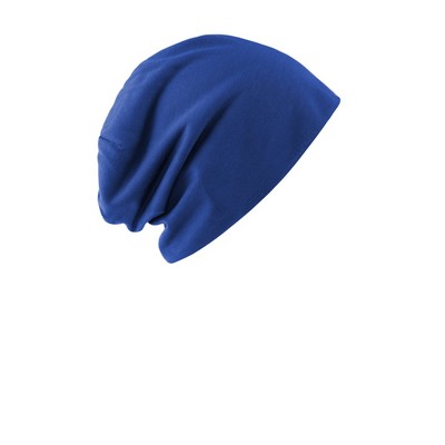 Sport-Tek PosiCharge Competitor Cotton Touch Jersey Knit Slouch Beanie.
