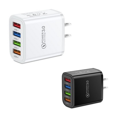 4-Port Power Charging Station Base