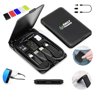 Multifunctional Charging Cable Set with 3 USB Adapters