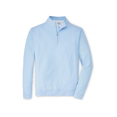 Peter Millar Men's Perth Sugar Stripe Performance Quarter Zip