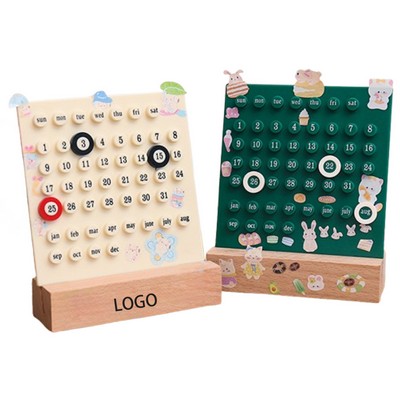 Reusable Fashion Perpetual Calendar Diy Desk Calendar