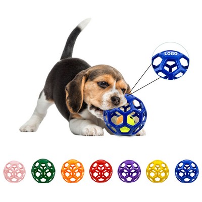 Pet Hollow Elastic Toy Rubber Ball