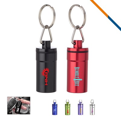 Alef Pill Bottle Keychain