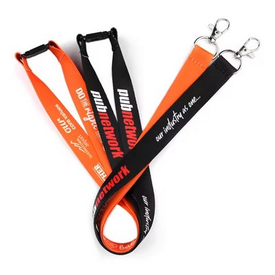 ¾" Adjustable Polyester Lanyard