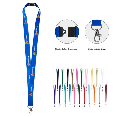 3/4" Safety Breakaway Custom Lanyard