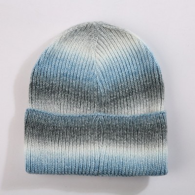 Tie Dye Beanie Soft Winter Knit Hat