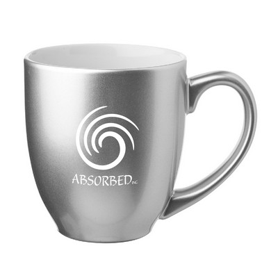 16 oz. Metallic Coffee Mug (1 Color Imprint)
