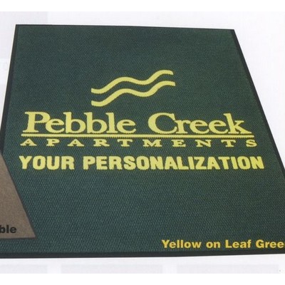 Logo Pin™ Custom Design One Color Imprint Personalized Indoor/Outdoor Carpet (4'x6')