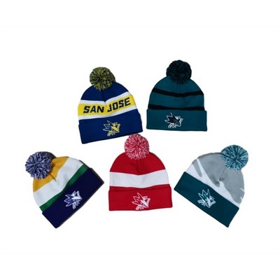 Knit Winter Cap w/Prom