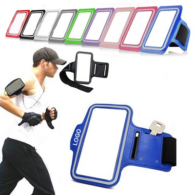 6 1/3" Custom Neoprene Adjustable Running Armband Phone Holder Arm Bag MOQ100PCS