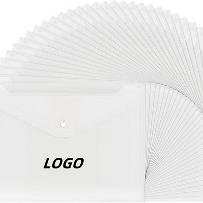 A4 Transparent Snap File Folders Test Papers Folder