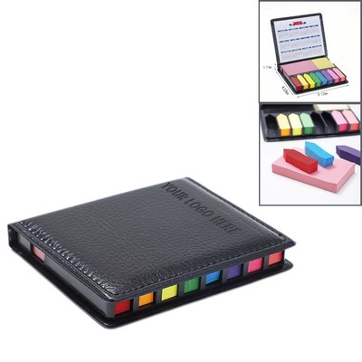 PU Leather Sticky Notes Set