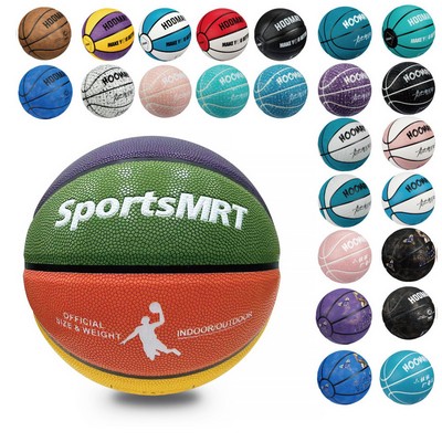 Customized Size 7 PU Microfiber Competition Training Basketball