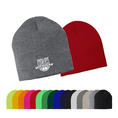 Free Shipping 8 inch Acrylic Knit Beanie