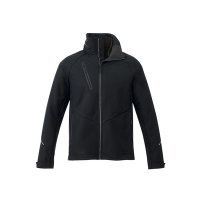 Men's PEYTO Waterproof Softshell Jacket with Roll-Away Hood