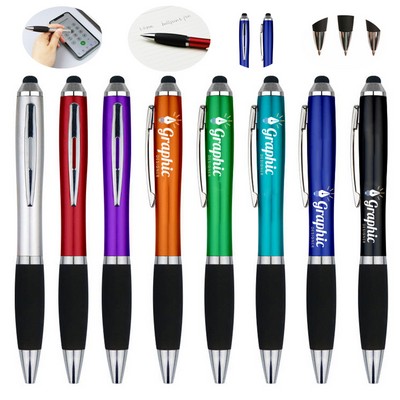 Ballpoint Pen Black With Touch Screen Function