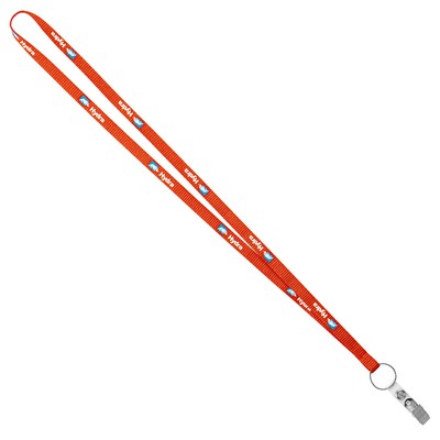 3/8"Screen Printed Lanyard (Factory Direct) 10-12 Weeks