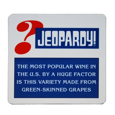 90 MIL 4/0 Solid Plastic Square Coaster