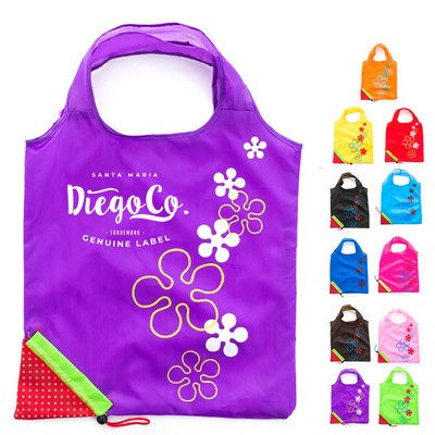 Foldable Polyester Grocery Tote Bag