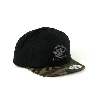 Yupoong 6089TC Classic Flat Bill Snapback Cap