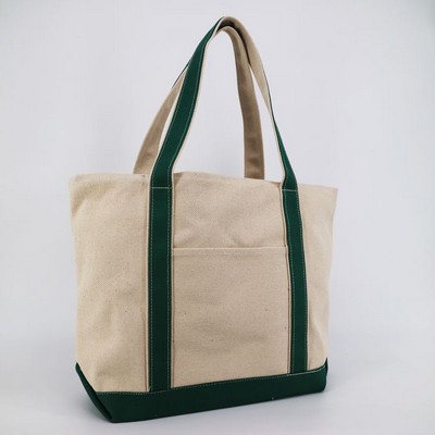 Classic XL Cotton Canvas Resort Tote Bag