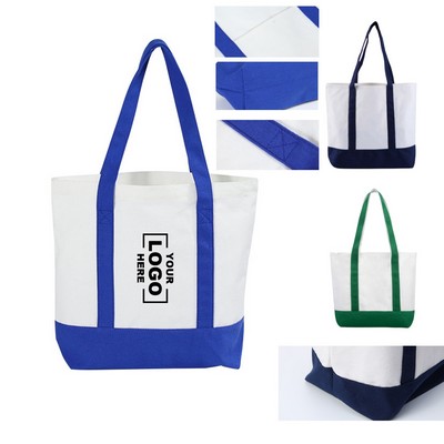 12-Ounce Polyester Cotton Canvas Tote Bag