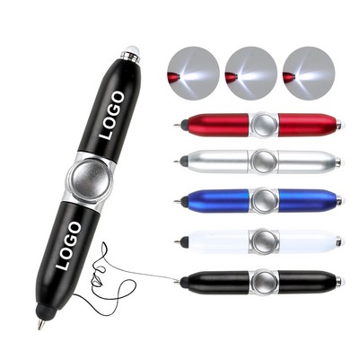 LED Fidget Spinner Ballpoint Pen