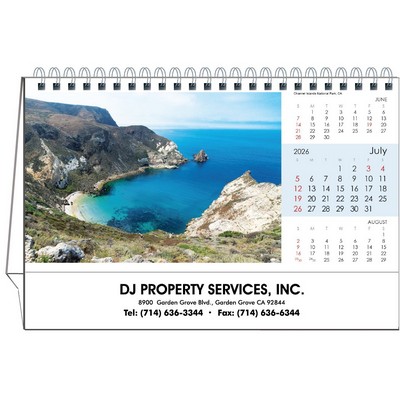 Americana 2026 Desktop Calendar w/Flexible Easel