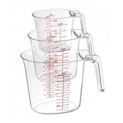Cuisinart 3 Piece Nesting Liquid Measuring Cup Set