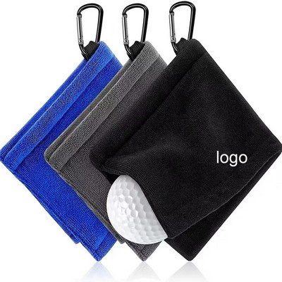 Golf Towel With Carabiner