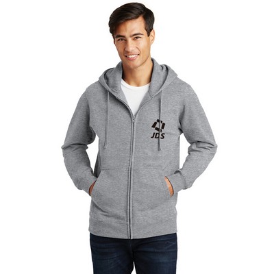 Port & Company® Fan Favorite™ Fleece Full-Zip Hooded Sweatshirt