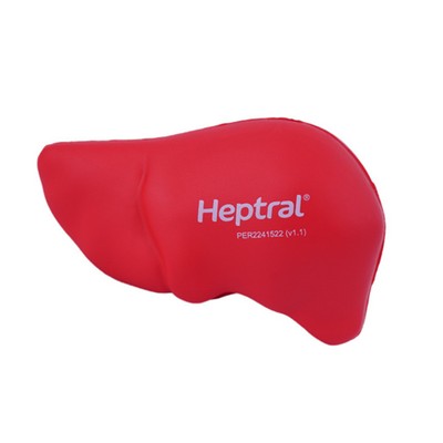 Creative Liver Shape PU Foam Stress Toy
