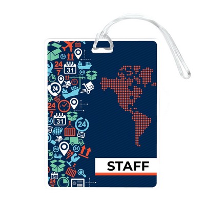 Imprinted Medium Luggage Tag (Factory Direct 10-12 Weeks Ocean)