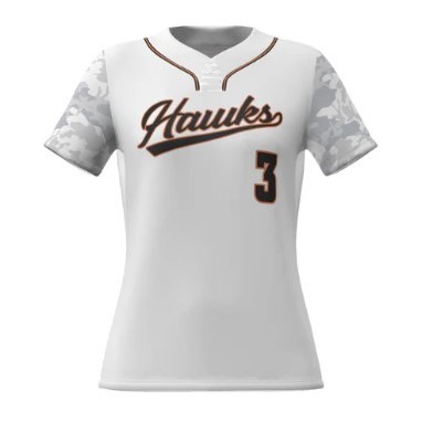Rise Short Sleeve 1-Button Softball Jersey (Core)