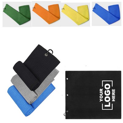 Microfiber Golf Towel for Quick Drying and Cleaning