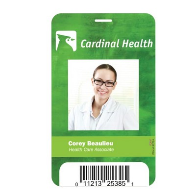 3 5/8" X 5 1/2" Plastic Identification Badge