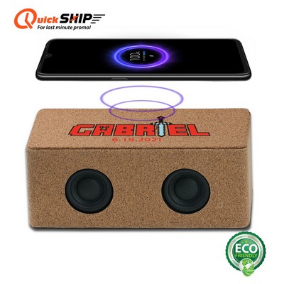 Milling Cork Eco-Friendly Speaker and Wireless Charger-BT 5.0
