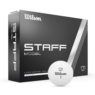 Wilson Staff Model Logo Golf Balls - 1 Dozen/2 Pole