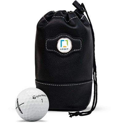 6 Golf Ball Shag Bag w/TaylorMade® Distance Golf Balls