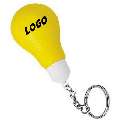 Lightbulb Stress Reliever Key Chain